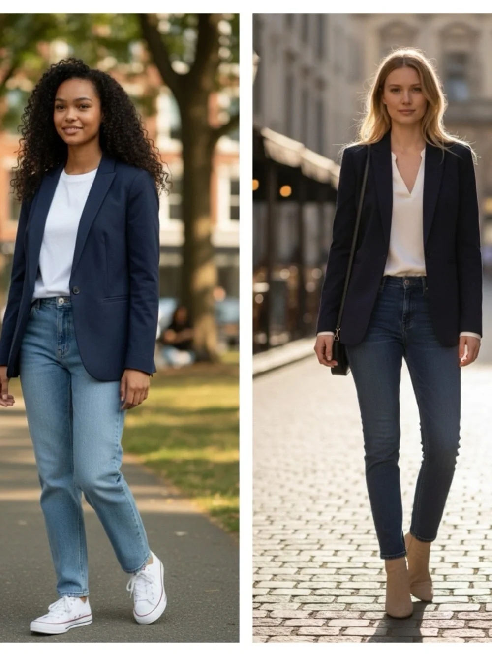 J.Crew Tollegno Navy Blue Single Button Blazer size 2P